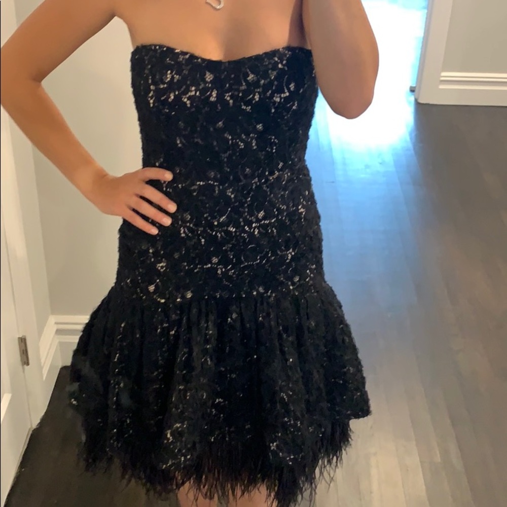 Badgley Mischka cocktail dress in black size 4 - Picture 2 of 16
